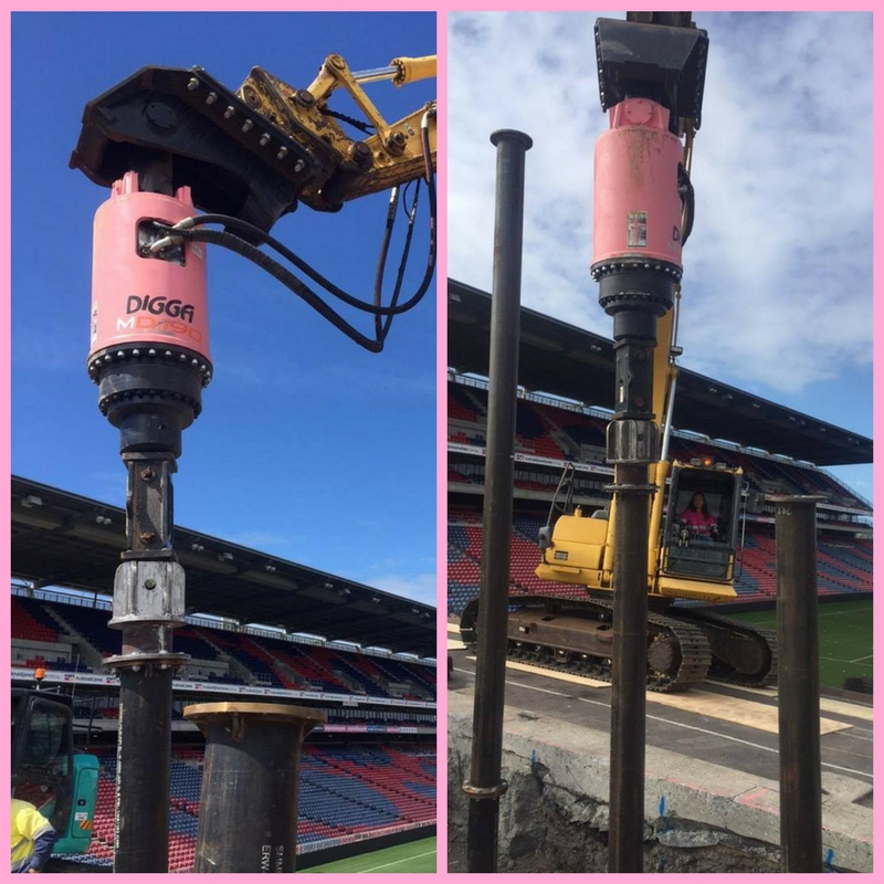 Digga Pink Screw Anchor Drive